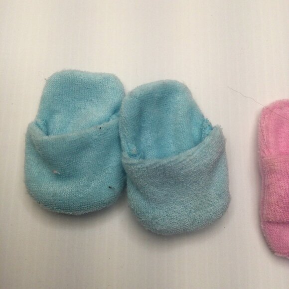 2 Pair Of American Girl spa slippers shoes for 18" doll - Picture 3 of 6